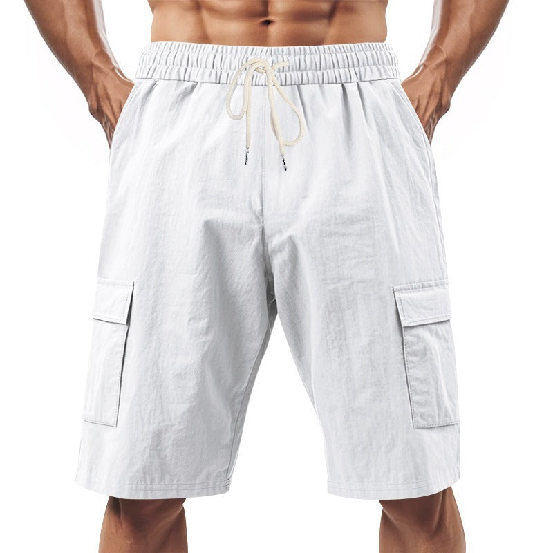 Men’s Linen Blend Casual Shorts