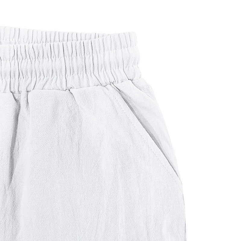 Men’s Linen Blend Casual Shorts