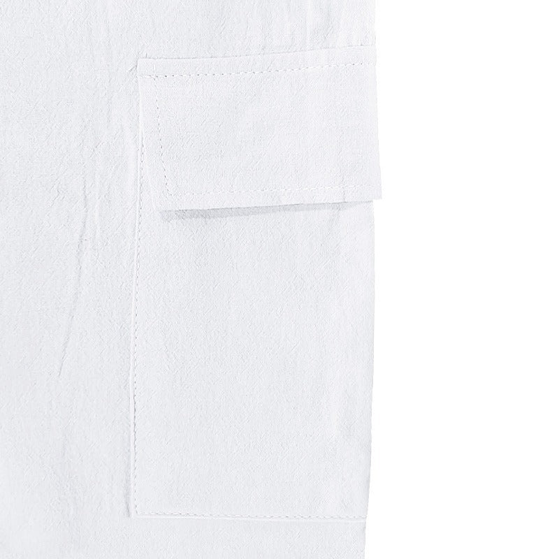 Men’s Linen Blend Casual Shorts